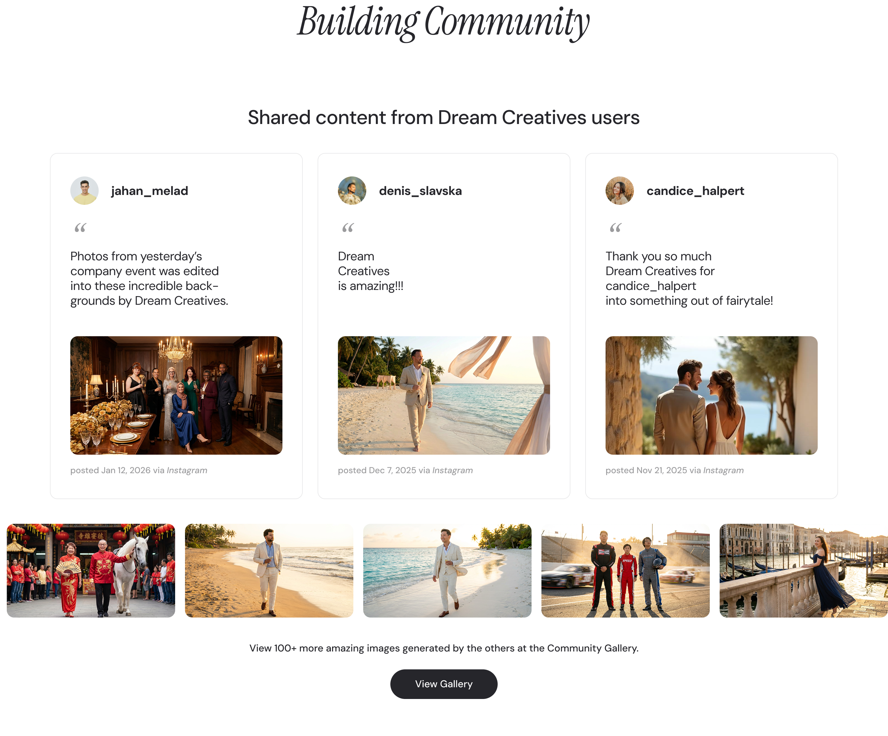 Dream Creatives building community