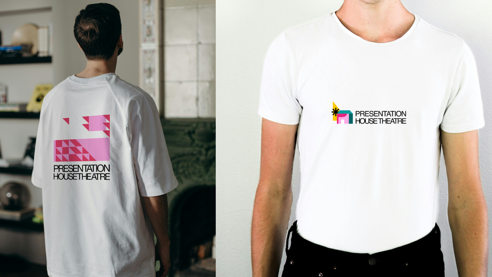 Presentation House Theatre clothing mockup.
